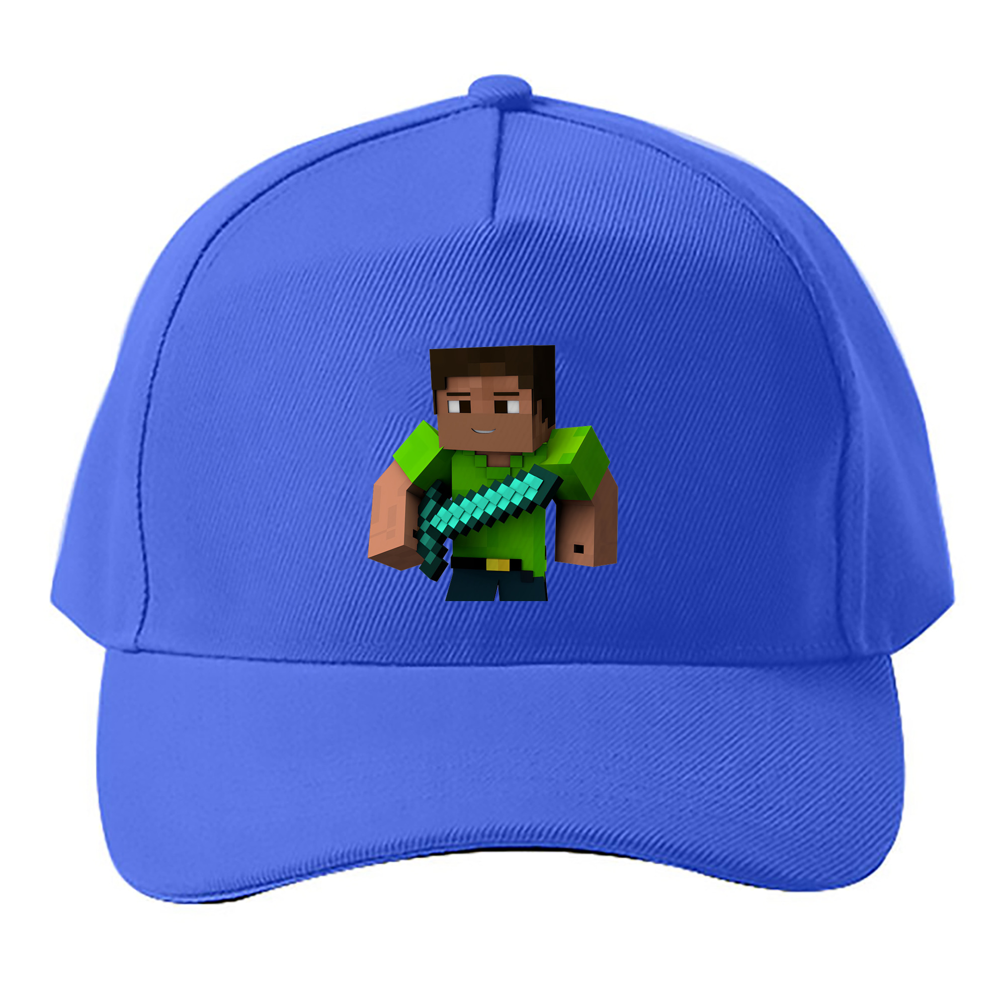 （画像用） マインクラフト ブロックの世界 Minecraft MC Block world ベースボールキャップ 綿100％ 男女兼用 帽子 スポーツ